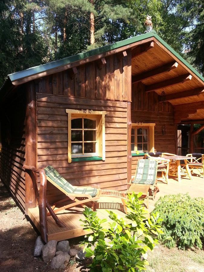 Holzhaus Waldwichtel Am Wald Und See Neuruppin Exteriér fotografie